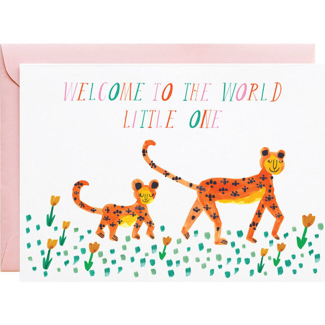 Mummy Leopard Card