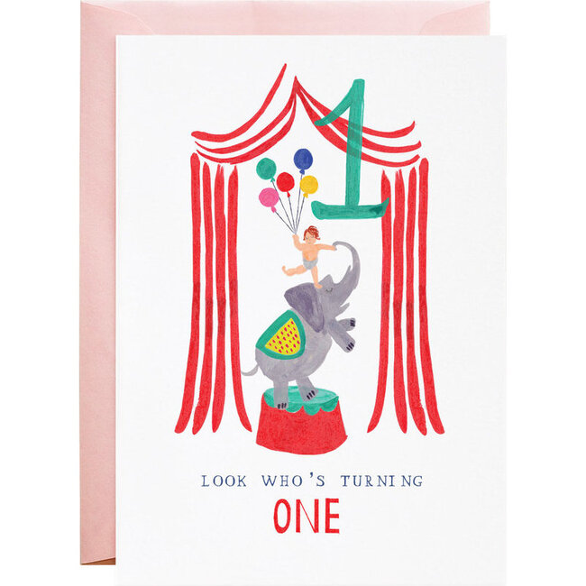 One Ellie Elephant Birthday Card - Paper Goods - 1