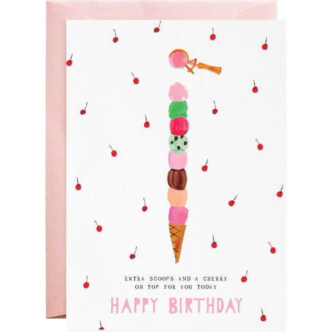 Extra Birthday Scoops Birthday Card