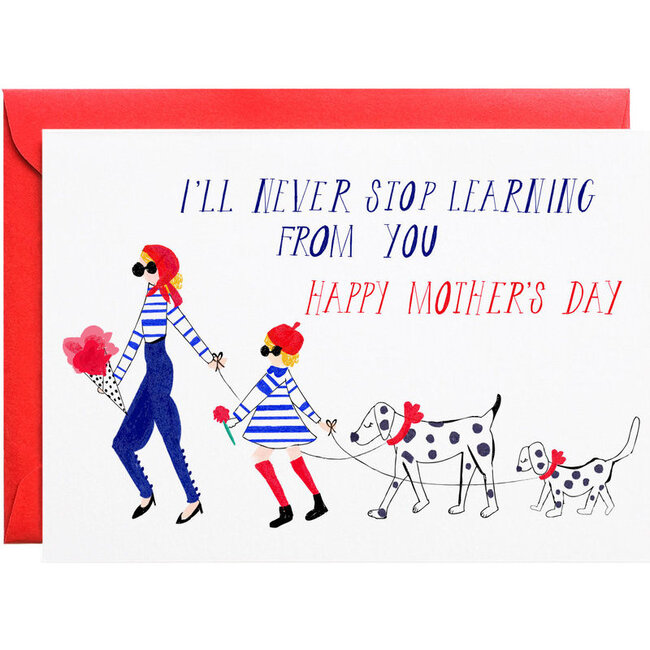 French Mommy Mother's Day Card