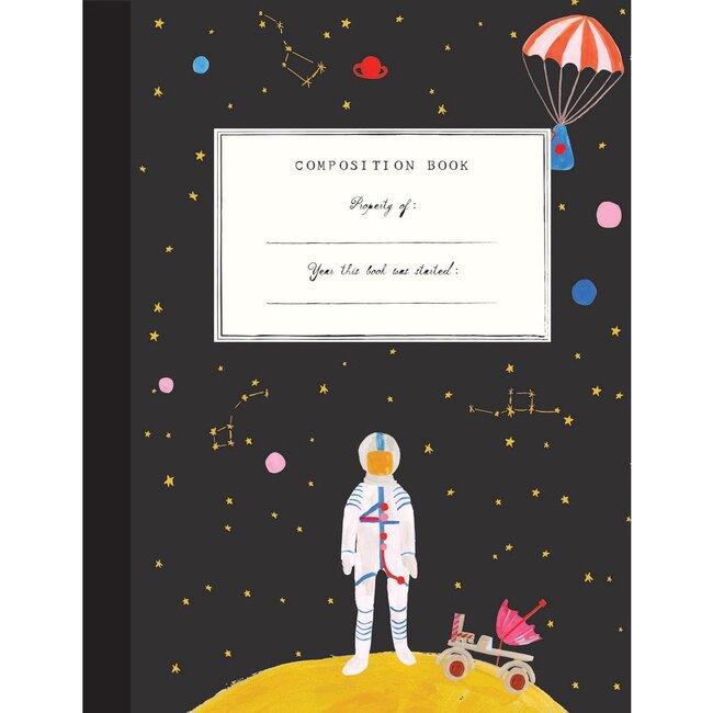Set of 2 Composition Notebooks, Space/Sharks - Paper Goods - 3