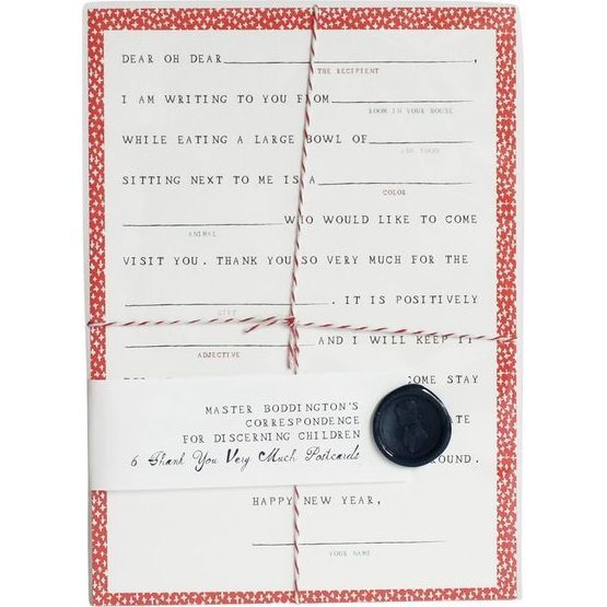 Holiday Fill in the Blank Postcards, Set of 6 - Paper Goods - 1