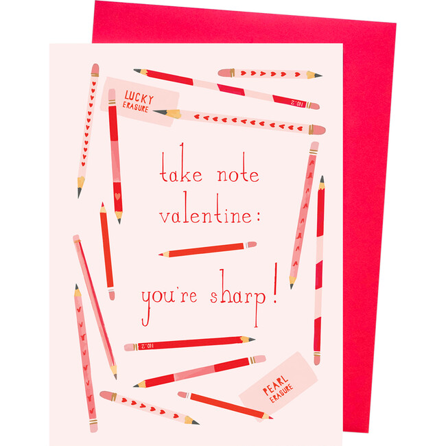 Set of 6 Pencil Me In Valentine Cards - Paper Goods - 1