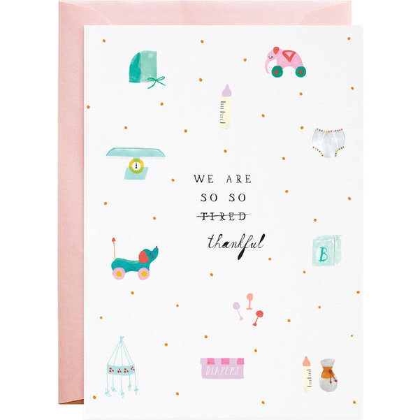 Set of 6 So So Thankful Notecards