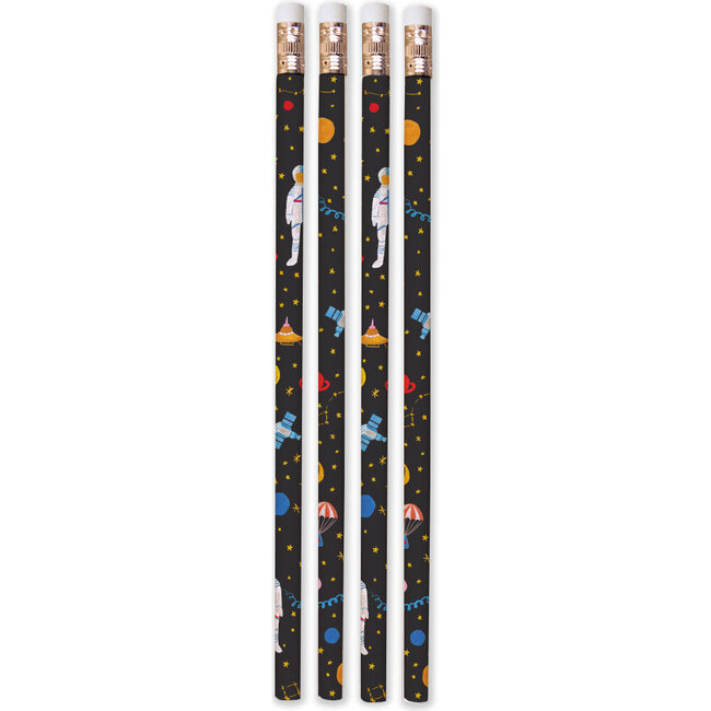 Set of 8 Where Is Jupiter? Pencils