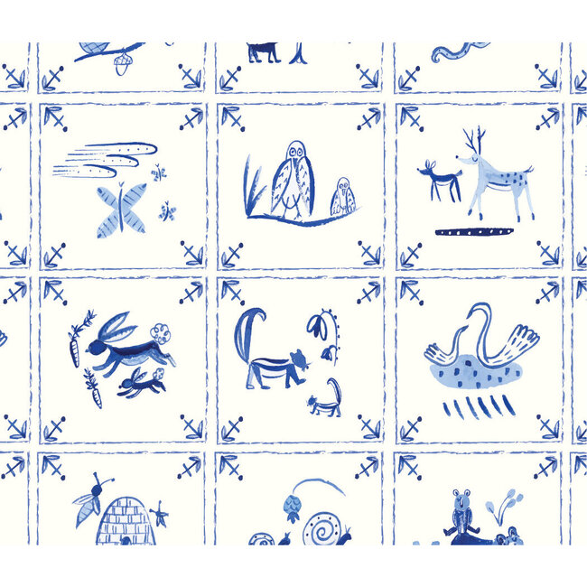 Delft Tiles Gift Wrap Set - Paper Goods - 1
