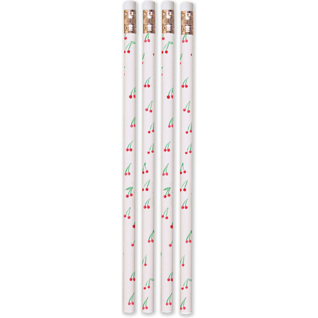 Set of 8 Cherries on Top Pencils