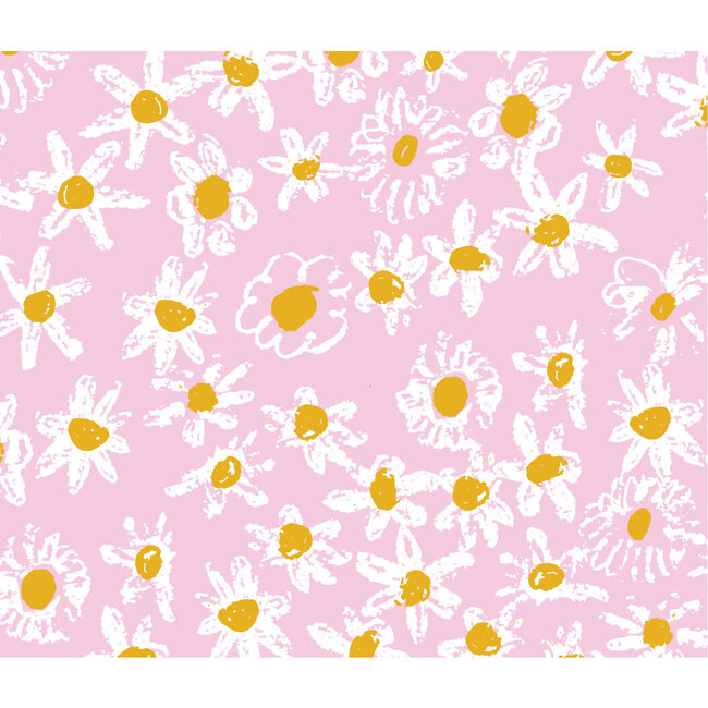 Pink Daisy Fields Gift Wrap Set - Paper Goods - 1