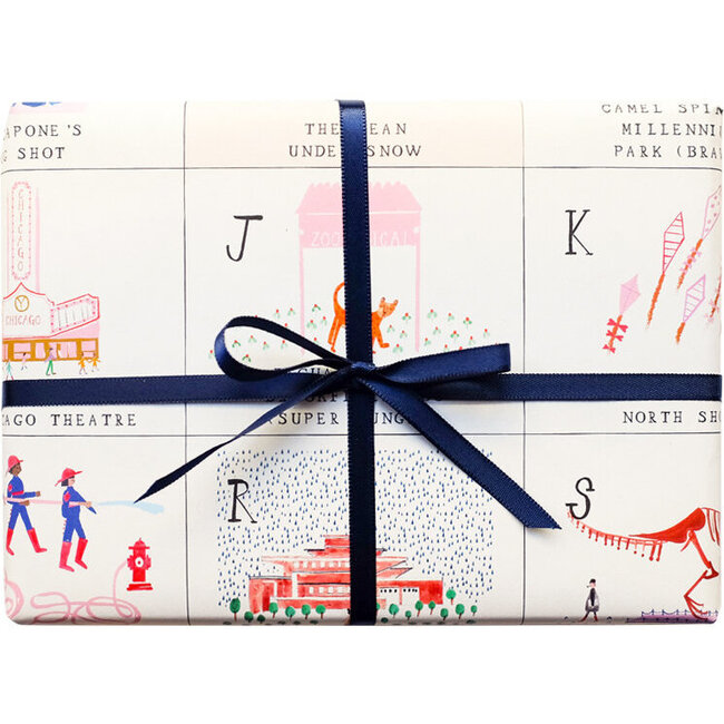 Chicago ABC Gift Wrap Set