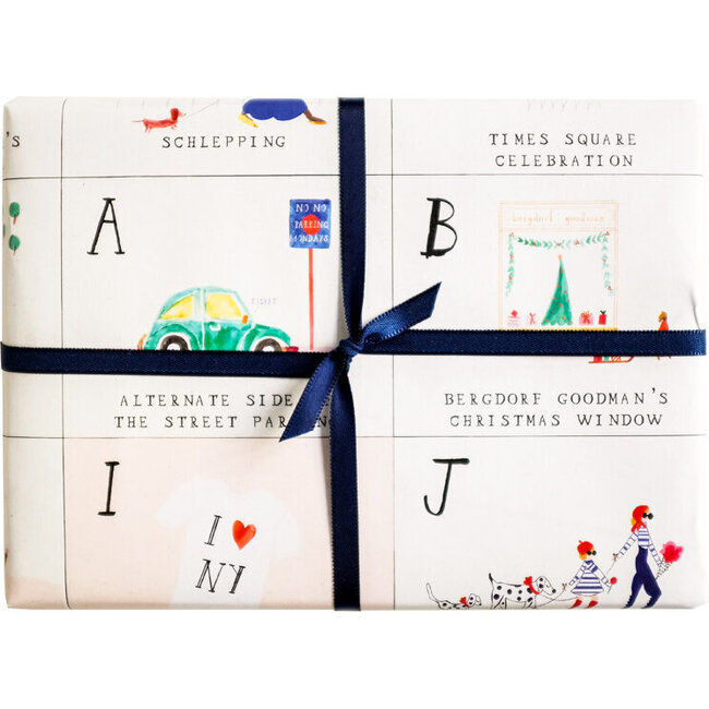 New York City ABC Gift Wrap Set