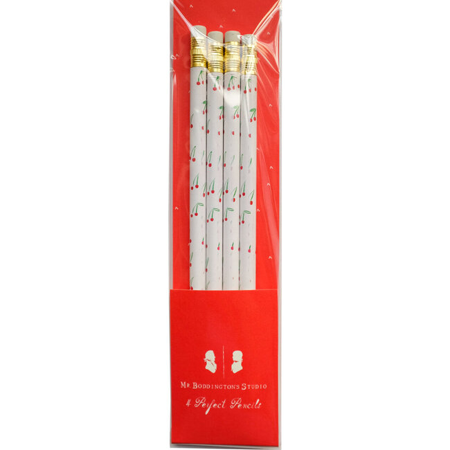 Set of 4 Cherries on Top Pencils - Paper Goods - 3