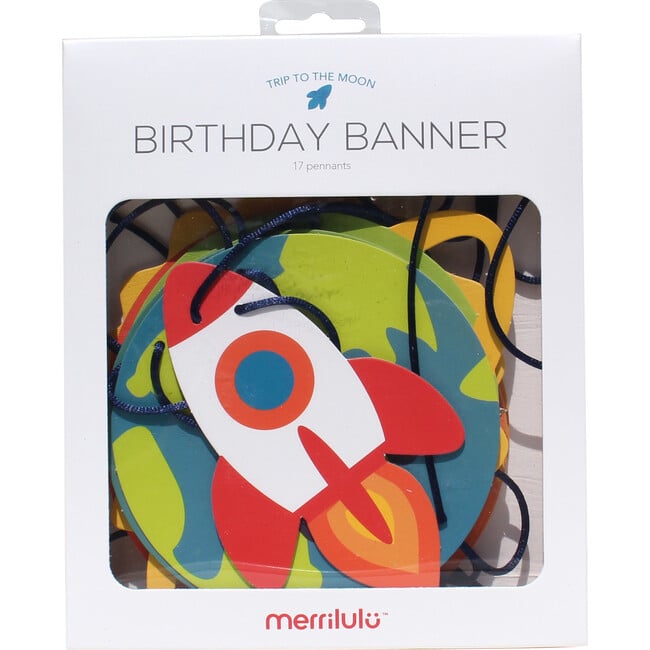 Trip To The Moon Birthday Banner - Garlands - 3