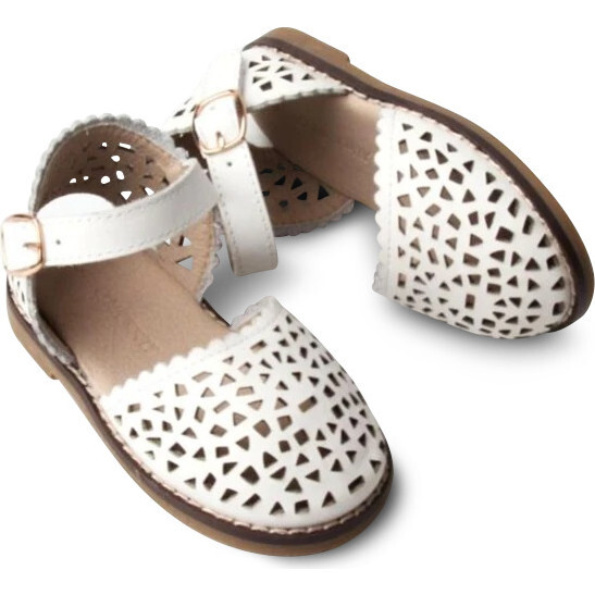 Leather Pocket Sandal, Cotton