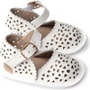 Leather Pocket Sandal, Cotton - Sandals - 2