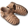Leather Indie Sandal, Tan - Sandals - 1 - thumbnail
