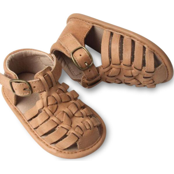 Leather Indie Sandal, Sand - Sandals - 2