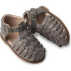 Leather Indie Sandal, Slate - Sandals - 1 - thumbnail