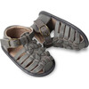 Leather Indie Sandal, Slate - Sandals - 2