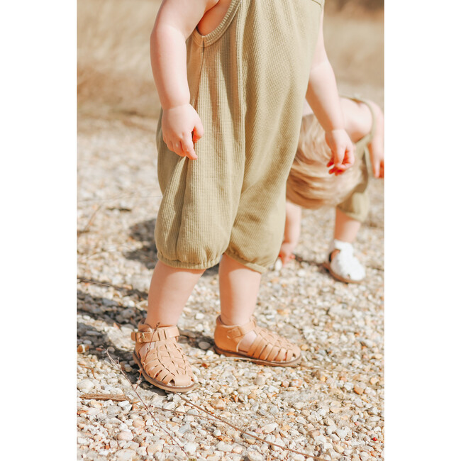 Leather Indie Sandal, Sand - Sandals - 3