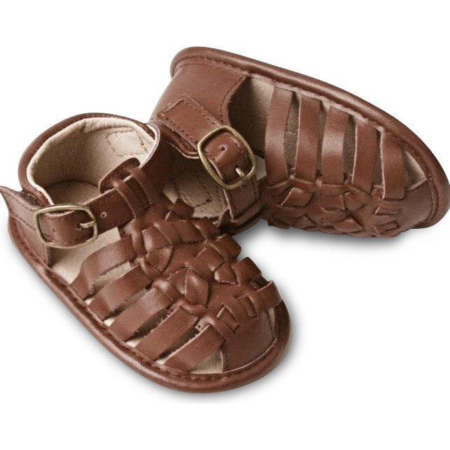 Leather Indie Sandal, Hazelnut - Sandals - 2