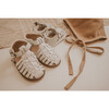 Leather Indie Sandal, Cotton - Sandals - 3