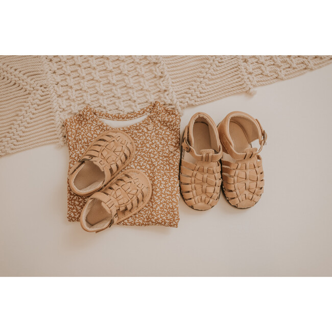 Leather Indie Sandal, Sand - Sandals - 5
