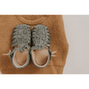 Leather Indie Sandal, Slate - Sandals - 3 - thumbnail