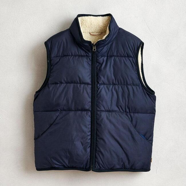 Hans Marine Reversible Vest, Navy - Vests - 3