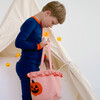 Jack O Lantern Applique Pajama Set, Navy - Pajamas - 2