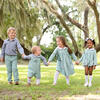 Shortall with Navy Gingham Peter Pan Shirt, Sage Green - Mixed Apparel Set - 4