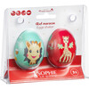 Egg Shakers, Red/Turquoise - Developmental Toys - 3