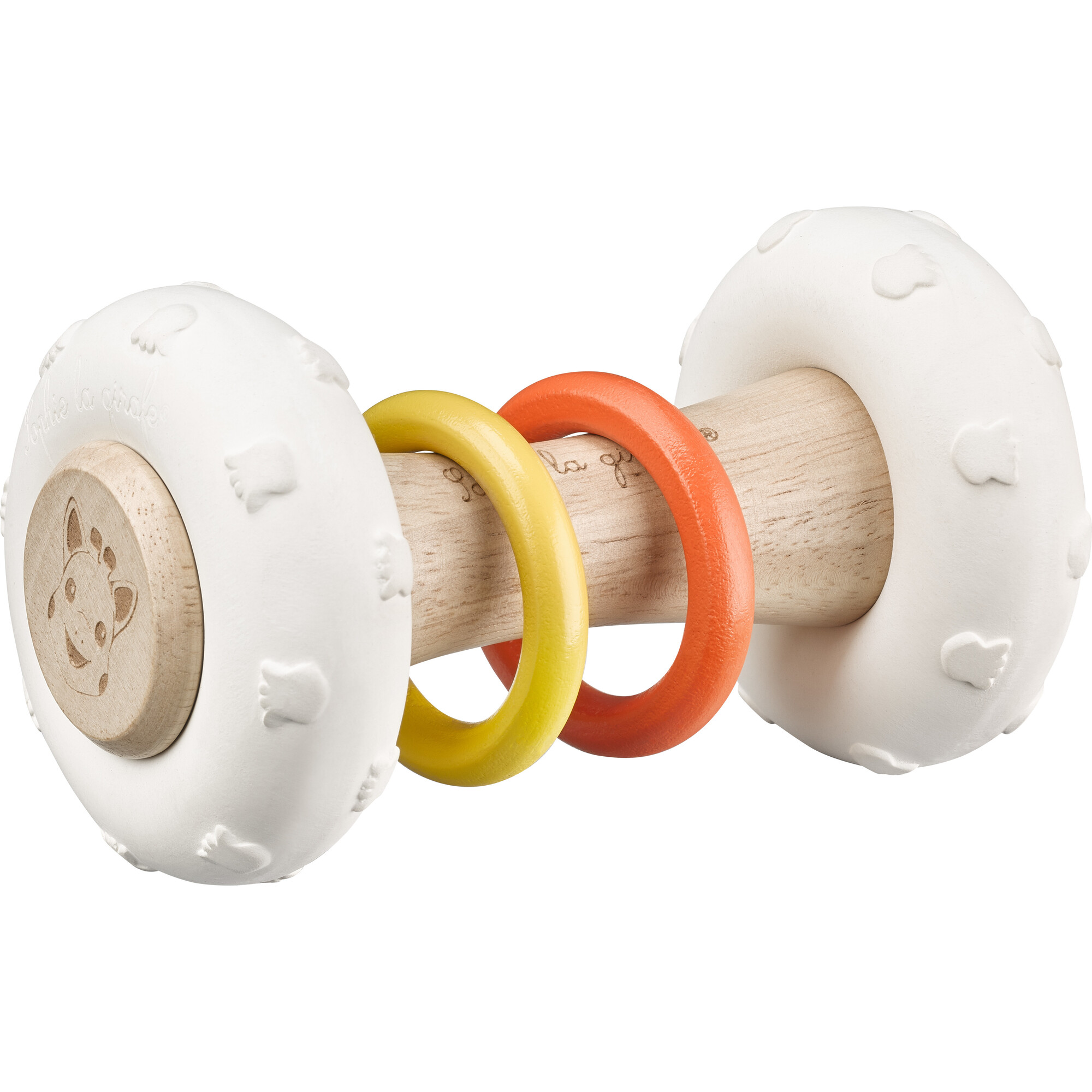 So'Pure Totem Rattle, Red/Yellow - Rattles - 1
