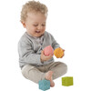 So’Pure Natural Rubber Cube & Ball Teether Set, Rainbow - Teethers - 6