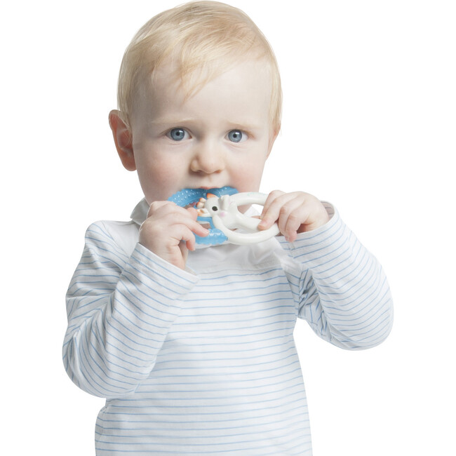 Cooling Teething Ring, Blue - Teethers - 6