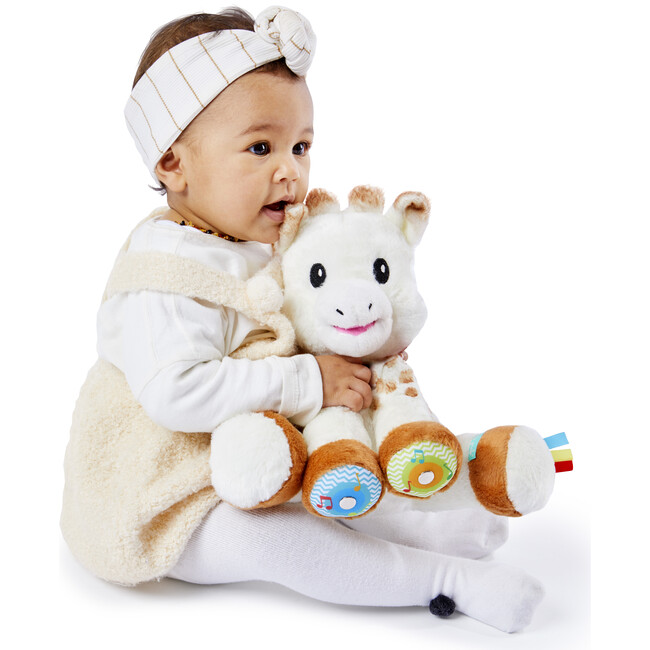 Sophie La Giraffe Touch & Play Plush Toy, White/Brown - Plush - 7