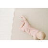 Scallop-Edge Buffalo Check Vegan Leather Playmat, Grey - Playmats - 7