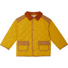 Quilted Jacket, Honey - Jackets - 1 - thumbnail