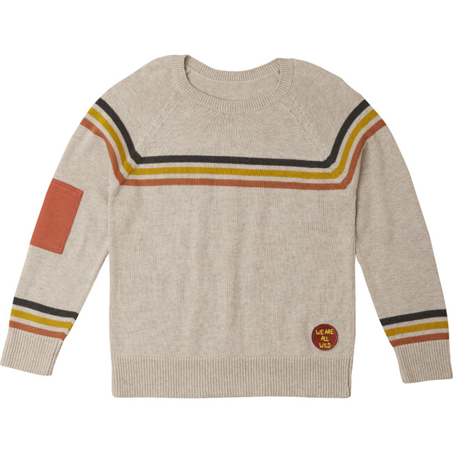 Wild Rainbow Cotton Pullover, Multi