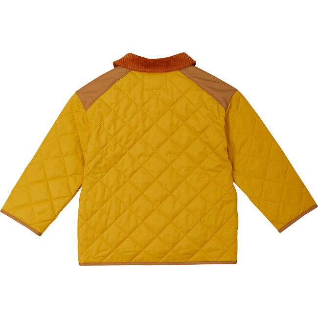Quilted Jacket, Honey - Jackets - 4
