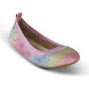 Miss Samara, Pastel Rainbow Glitter - Flats - 2