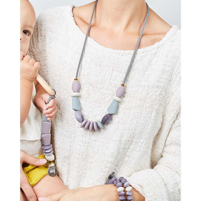 Pewter Signature Teething Necklace