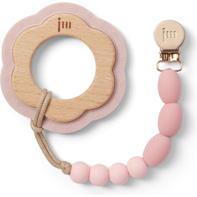 Rose Teether + Clip Set - Teethers - 1