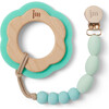 DISCONTINUED Aqua Wood + Silicone Teether - Teethers - 1 - thumbnail