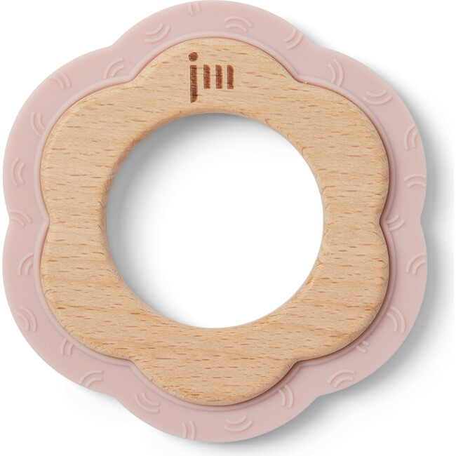 Rose Wood + Silicone Teether - Teethers - 1