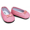 18'' Doll Glitter Shoes, Light Pink - Doll Accessories - 1 - thumbnail