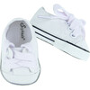 18'' Doll Canvas Sneakers, White - Doll Accessories - 2