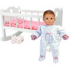 16" Doll High End Baby Cradle, White - Doll Accessories - 2 - thumbnail