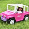 18'' Doll 4 x 4 Beach Cruiser Vehicle, Hot Pink - Doll Accessories - 3