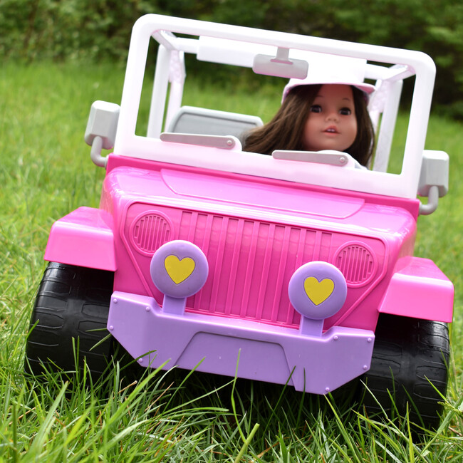 18'' Doll 4 x 4 Beach Cruiser Vehicle, Hot Pink - Sophia's by Teamson ...