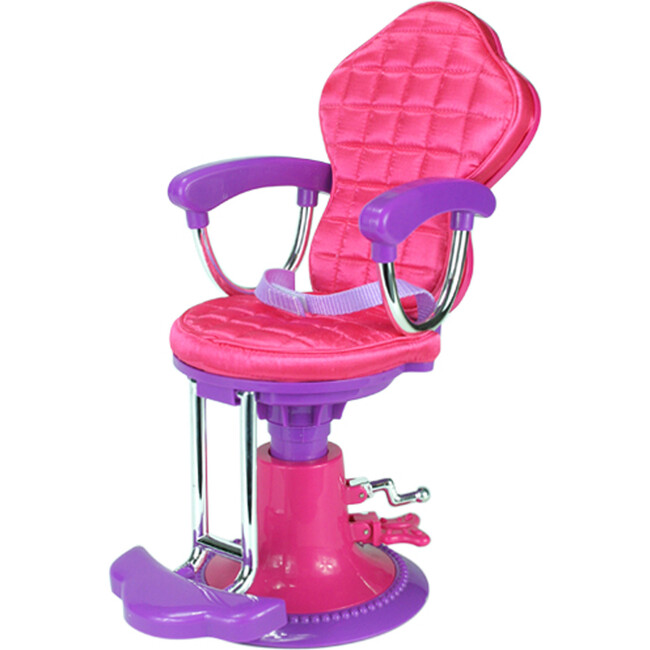 18'' Doll Salon Chair, Hot Pink
